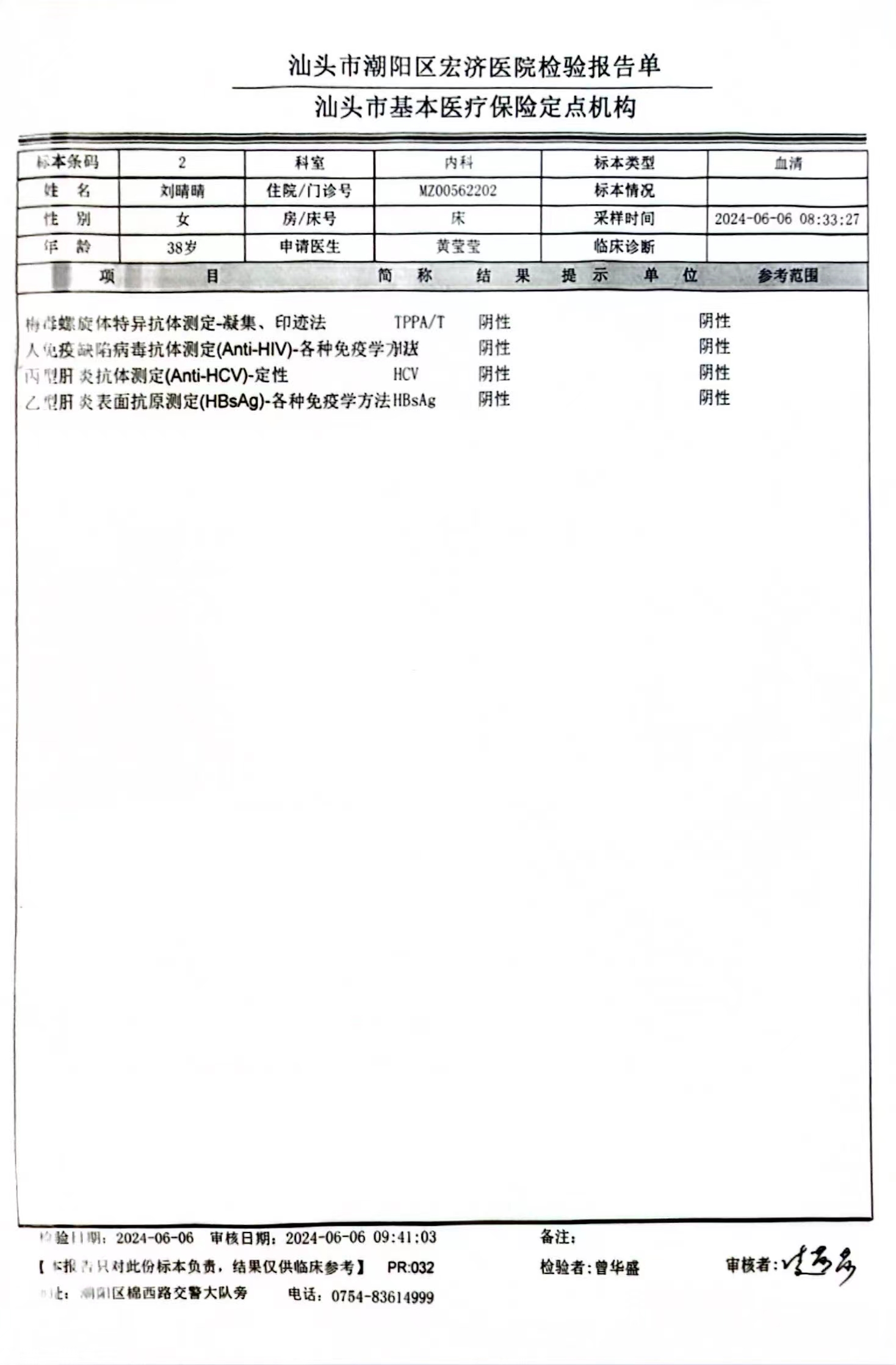 2024.06.06獲得術前三項