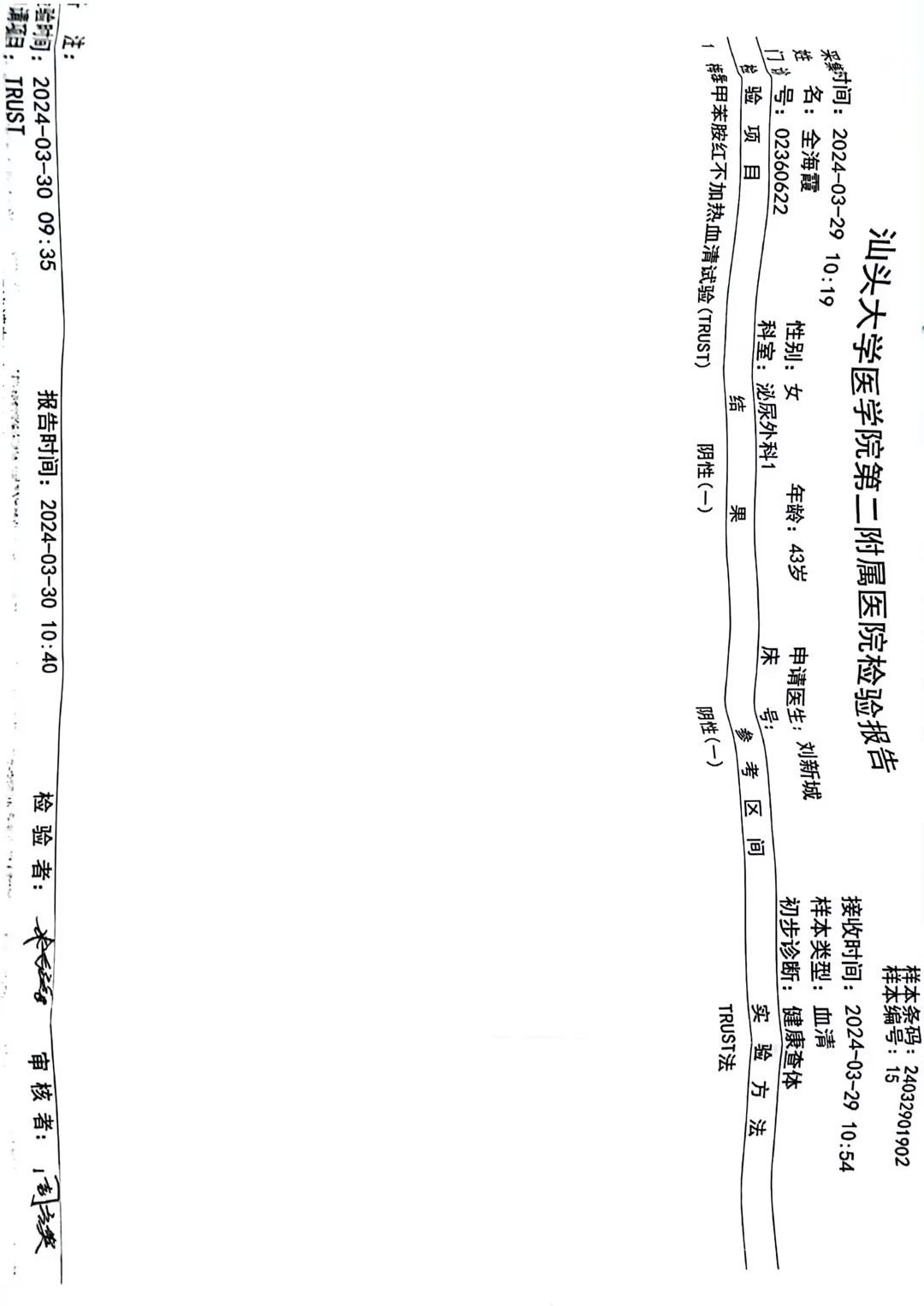 2024.3.30獲得術(shù)前三項(xiàng)